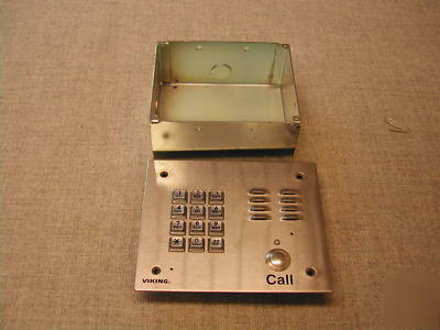 Viking stainless steel door phone/keypad k-1700-3