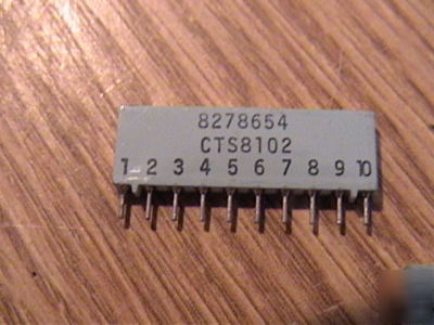 Wholesale tube lot of 200 electronic resistors 8278654