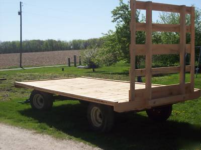 New john deere 953 hay wagon oak bed baler hay rake 