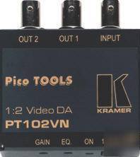 New * * kramer 1:2 composite video distribution amplifier