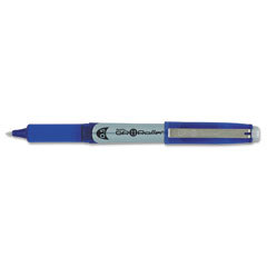 Rollerball pen,nonrefillable,0.5MM,blue ink/silver barr