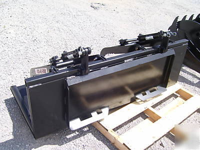 Skid steer loader extreme duty grapple bucket skidsteer