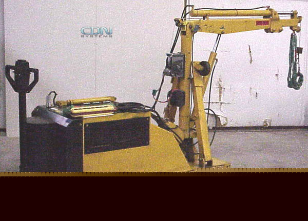 Ati walk behind electric/hydraulic boom lift crane 1K