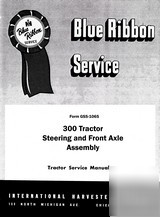 International 340 350 460 560 steering service manual