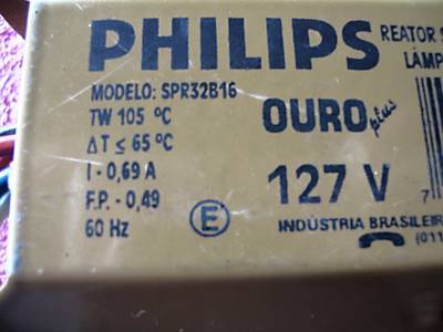 Philips electromagnetic fluorescent ballast SPR32B16 