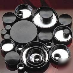 Qorpak black phenolic screw caps, pulp/tinfoil: 5134/12