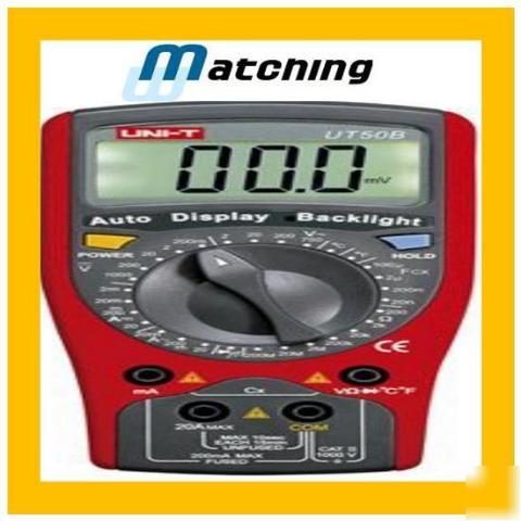 Uni-t auto sensor digital modern multimeter temp UT50B