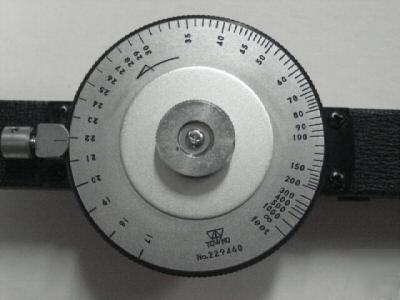 Vintage toko instrument altimeter 2OPTICAL lens 1000FT