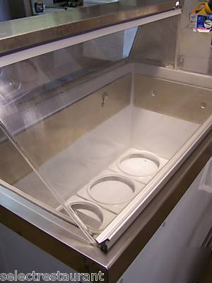 Master-bilt dd-46 8 flavor ice cream dipping cabinet 