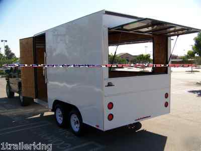 2010 enclosed event vendor catering concession trailer