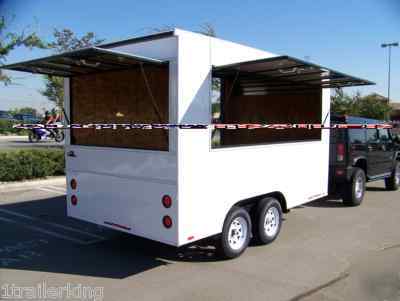 2010 enclosed event vendor catering concession trailer