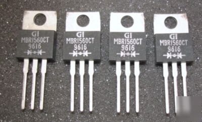 4 - MBR1560CT, 15A 60V schottky barrier power rectifier