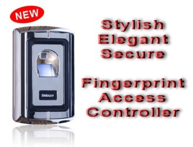 Bright chrom biometric fingerprint access controller
