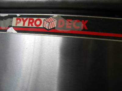 Garland pyro deck gas pizza baking oven GDP48 stones