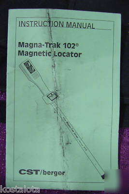 Magna-trak 102 magnetic locator surveying w erase 