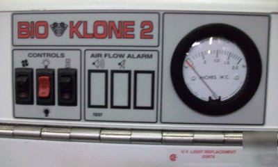 Microzone bioklone 2: biological safety cabinet 