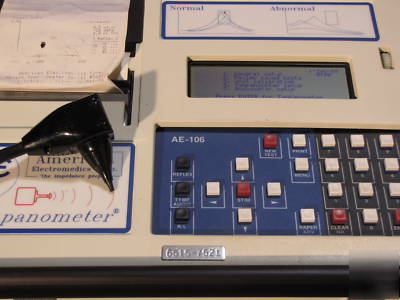 American electronics model ae-106 tympanometer
