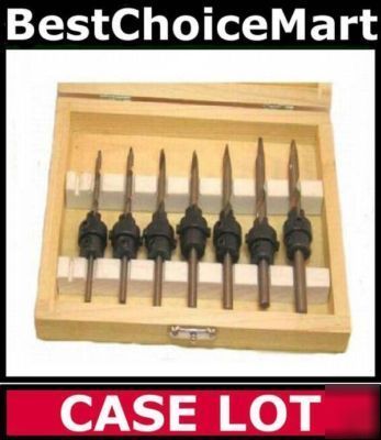 Case lot - 20 sets - 22 pc wood countersink sets 40548