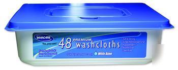 InvacareÂ® disposable premium washcloths, CS12,ISG30B026