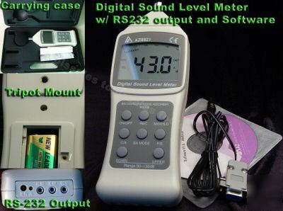 New digital sound pressure level spl meter w/ RS232