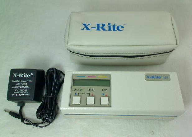 X-rite 428 color reflection densitometer model 428