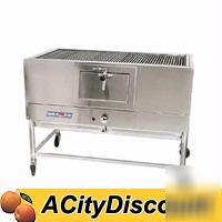 New american range 48IN. mesquite wood char broiler