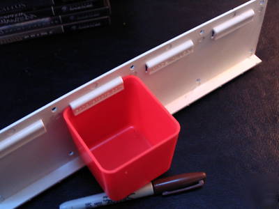 10 wall mount brackets fit lista storage bins 3