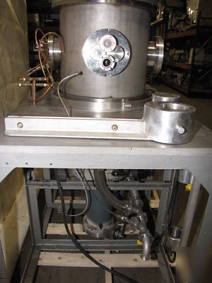 Deposition unit with diffusion pump- magnetic field acc