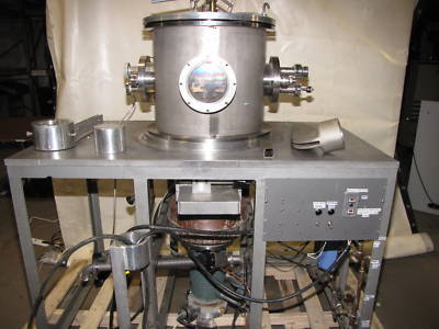 Deposition unit with diffusion pump- magnetic field acc