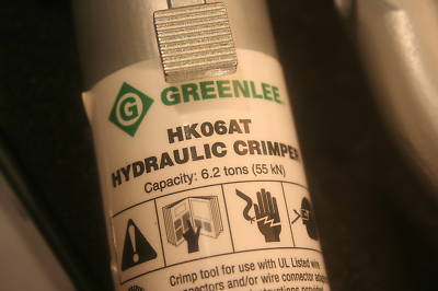 Greenlee hydraulic quad-point crimping tool HK60AT (pl)