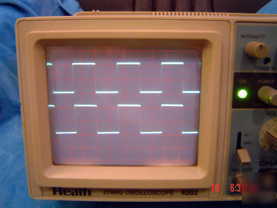 Heath heathkit so-4552 dual trace 25MHZ oscilloscope