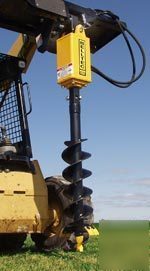 New belltec nc-150 skid steer auger post-hole digger