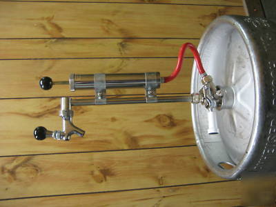 New picnic keg tap, upright manual pump beer tap, 