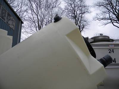 Tank-plastic 1000 gal. industrial grade,used,good cond