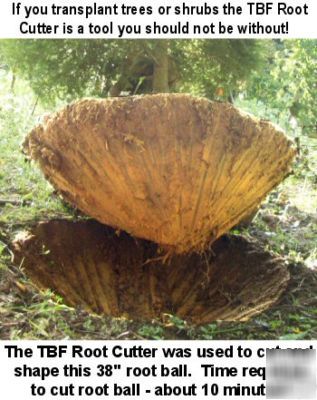 Tbf tree digger- dig move spade transplant trees shrubs
