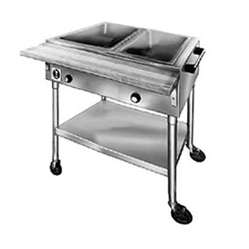 Eagle PDHT2-208 portable hot food table, 2 wells, 35.5