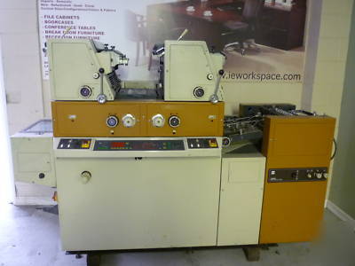 Itek 3985 / ryobi 3302 2 color offset printing press