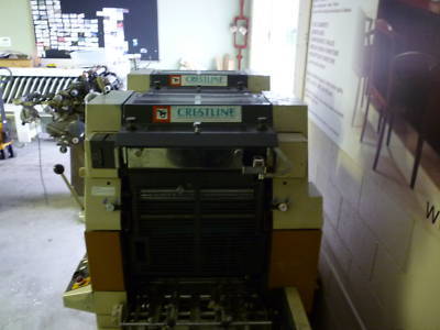 Itek 3985 / ryobi 3302 2 color offset printing press