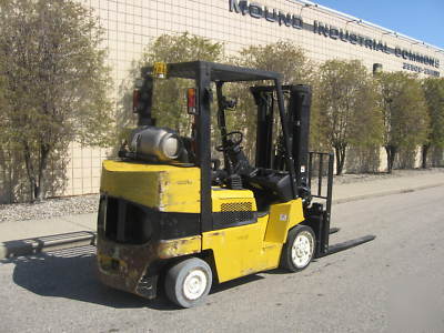 2002 yale 8000 lb lp gas forklift sideshift + warranty