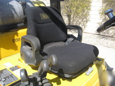 2002 yale 8000 lb lp gas forklift sideshift + warranty