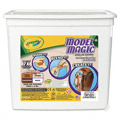 Model magic modeling compound, 2LB bucket, natural