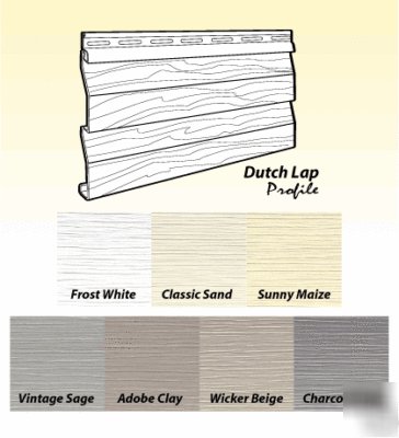 New 16 squares vinyl siding wholesale with accessories 