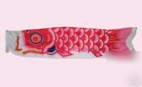 Restaurant decor japanese red fish windsock koinobori