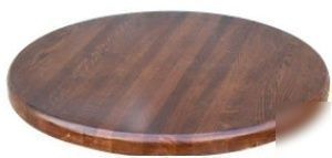 Restaurant table top round / square solid beechwood 