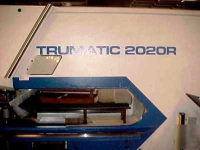 Trumpf trumatic 2020R rotation hydraulic punch,nov 2004