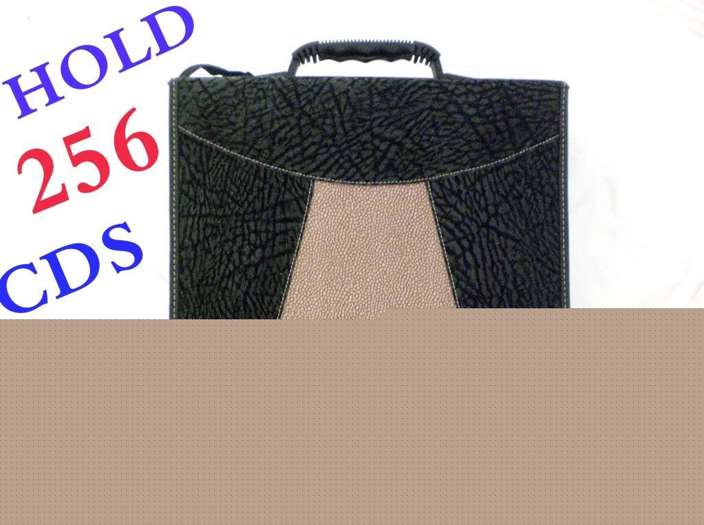256 x cd/dvd storage*wallet*holder*carry case*sleeve
