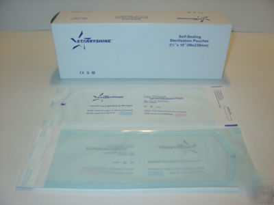 3.5 x 10'' 16 boxes sterilization pouches dental tattoo