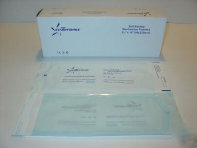 3.5 x 10'' 16 boxes sterilization pouches dental tattoo