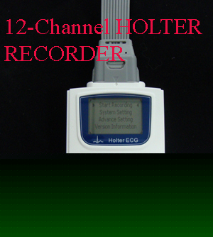 New brand 12 channel ekg ecg holter monitoring system