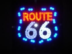 New route 66 led flashing sign and light neon - 